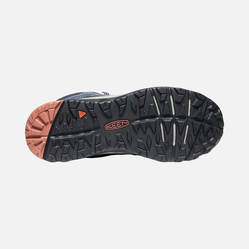 Keen Outdoor Bot Kadın Mavi - Terradora Ii Waterproof - Türkiye XIDH43951